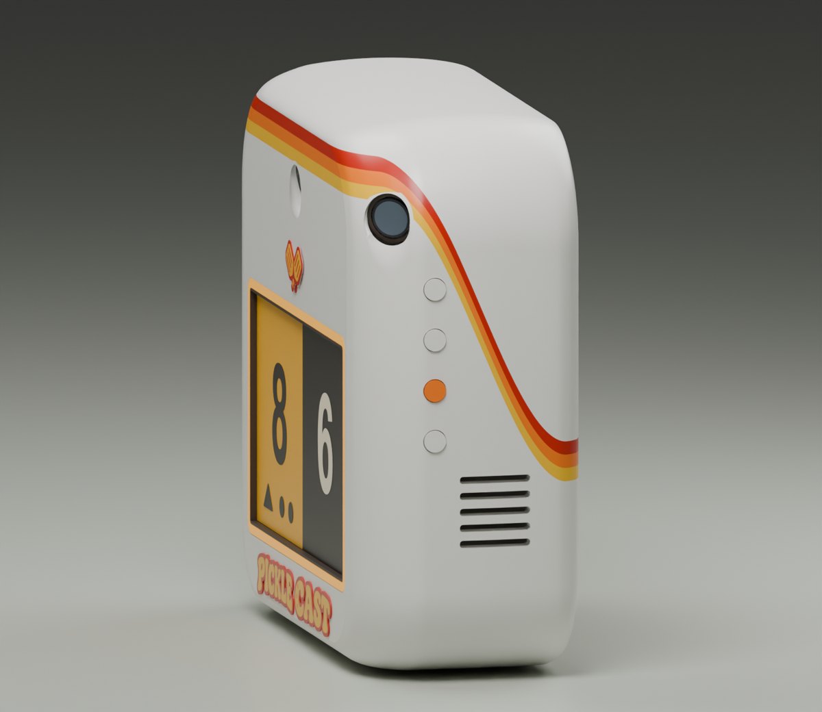 Camera pod, side
